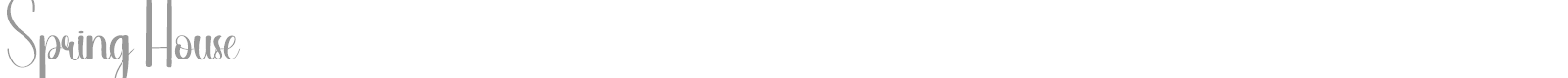 Spring House font preview